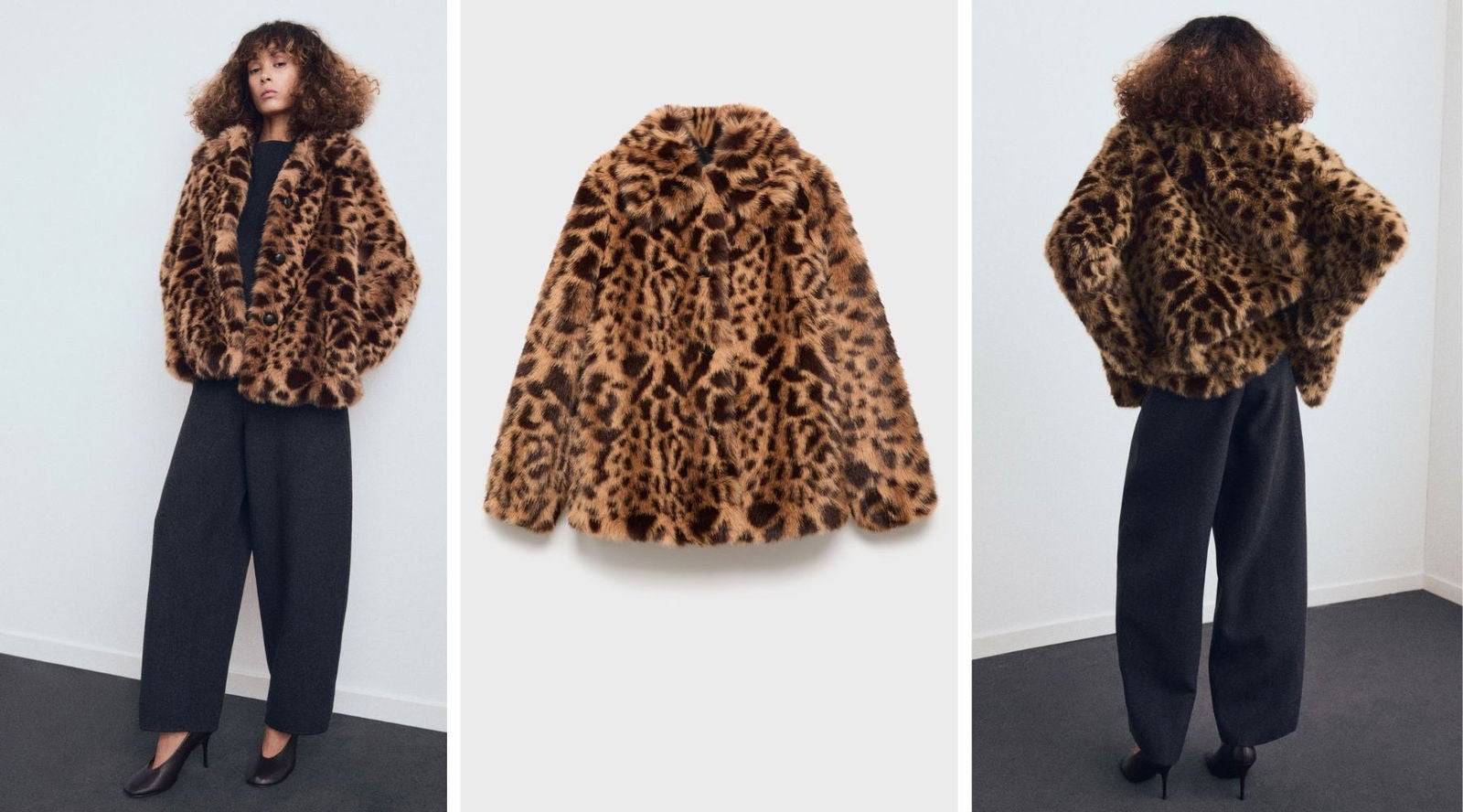 Abrigo efecto pelo (89,99€) | Mango