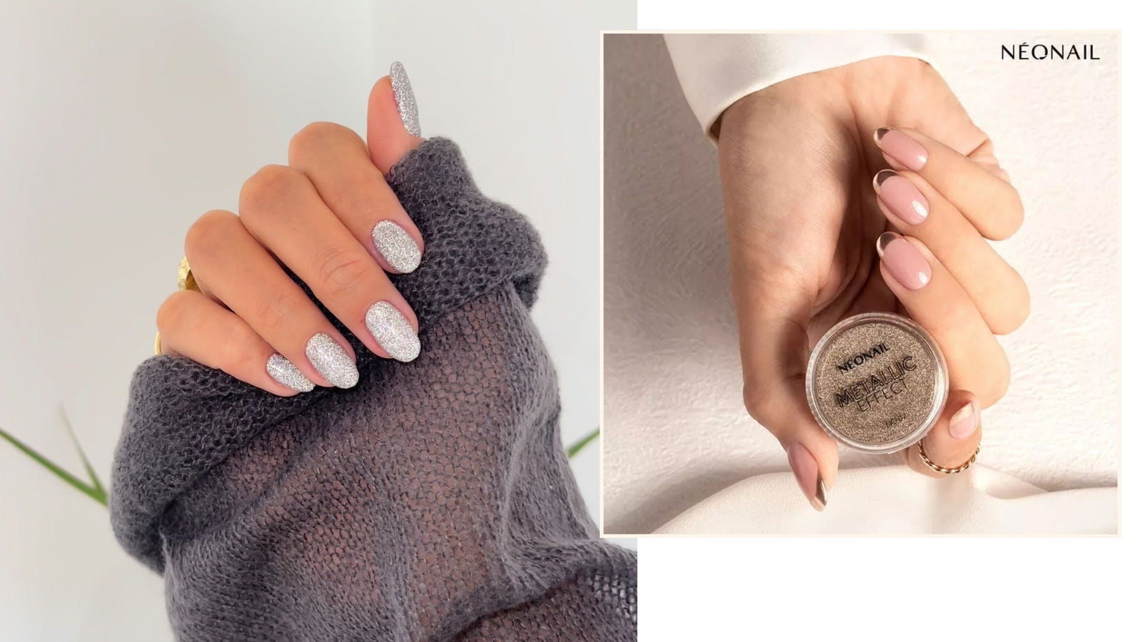 Manicuras con glitter