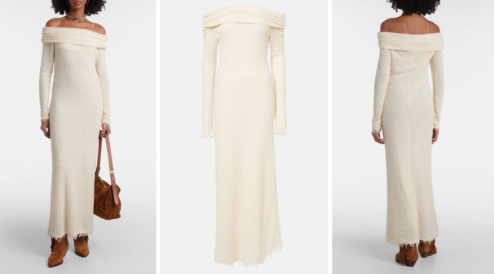 Vestido de punto bouclé de Isabel Marant (594€) | Mytheresa