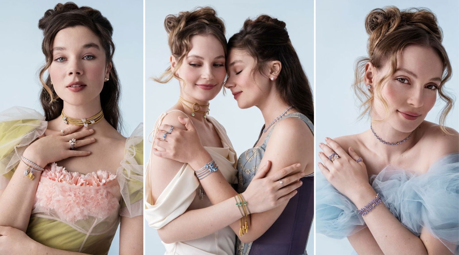 Claudia Jessie y Hannah Dodd llevan al terreno de la moda el imaginario visual de Bridgerton a través de la joyería.