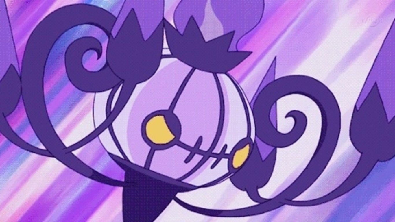 Chandelure tiene forma de lámpara.