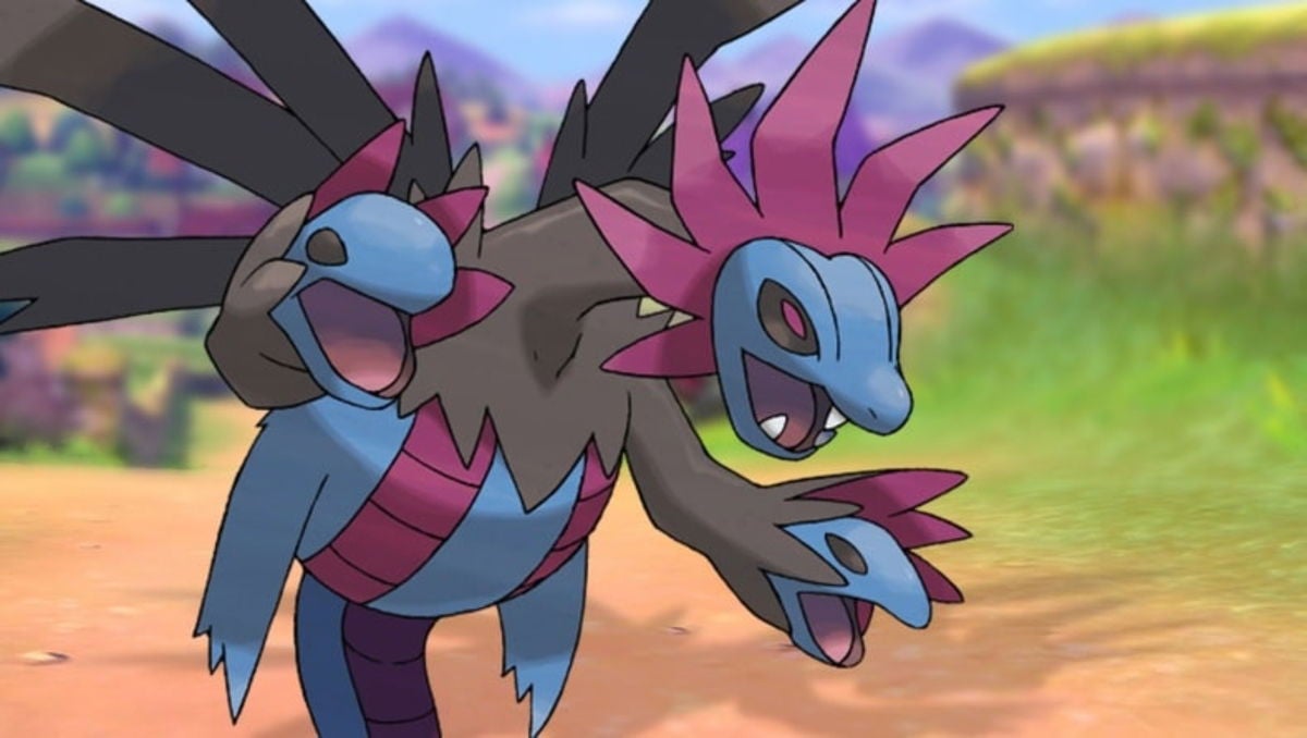 Hydreigon es la forma evolucionada de Zweilous.