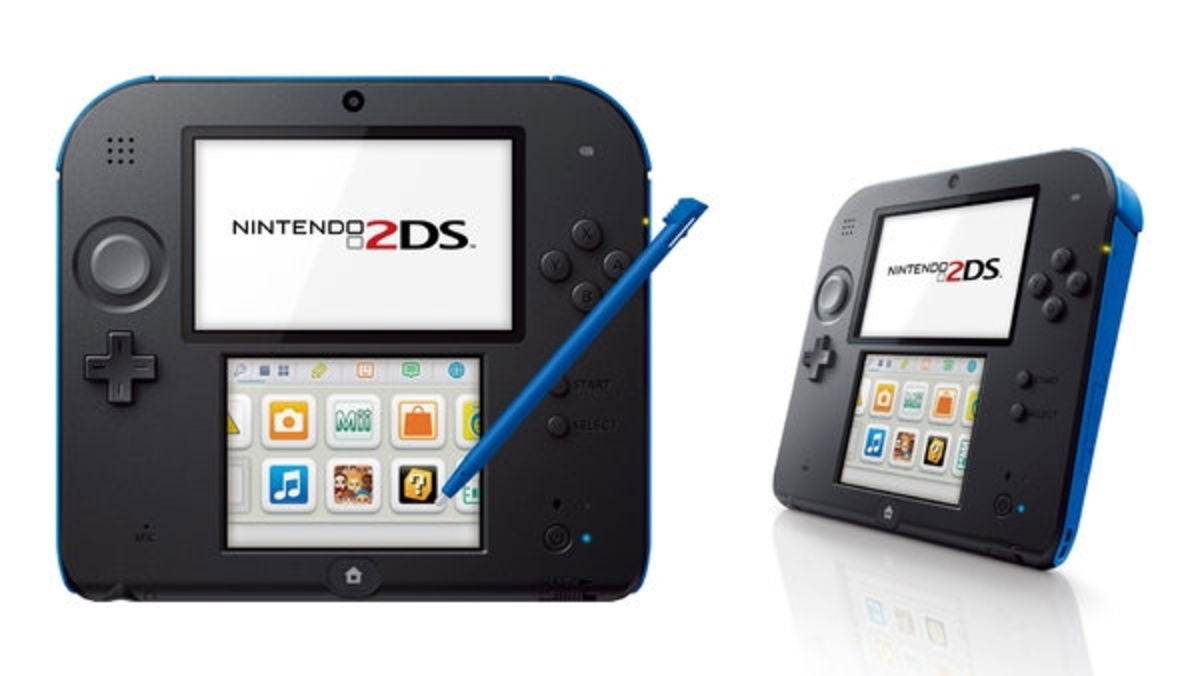 Nintendo 2DS es el único modelo de la familia que no se cierra.