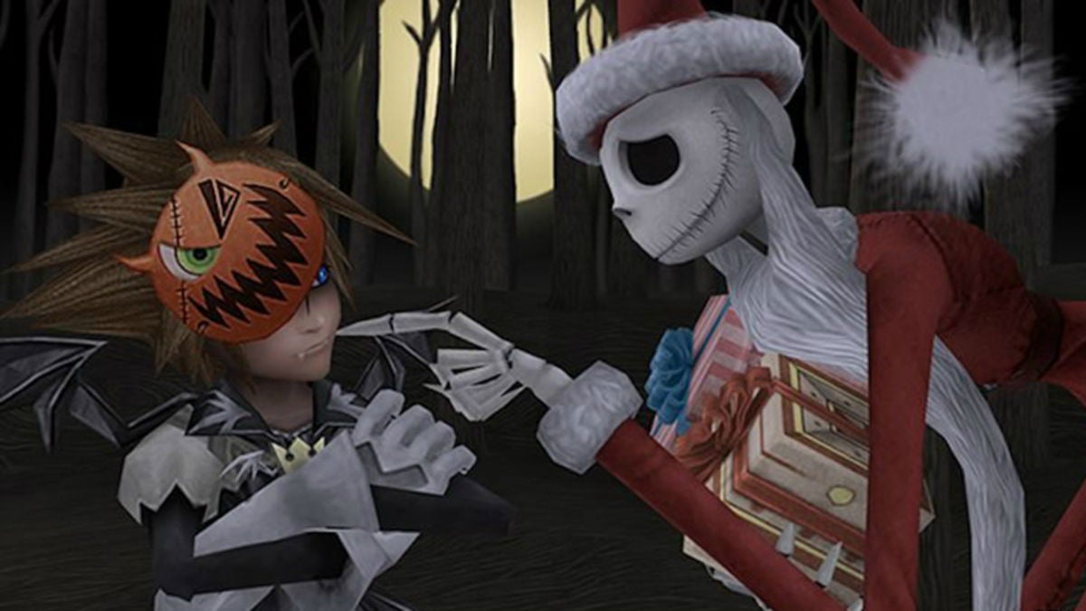 ciudad de halloween en kingdom hearts