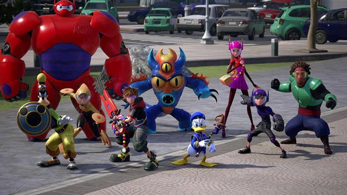 personajes de big hero 6 en kingdom hearts iii