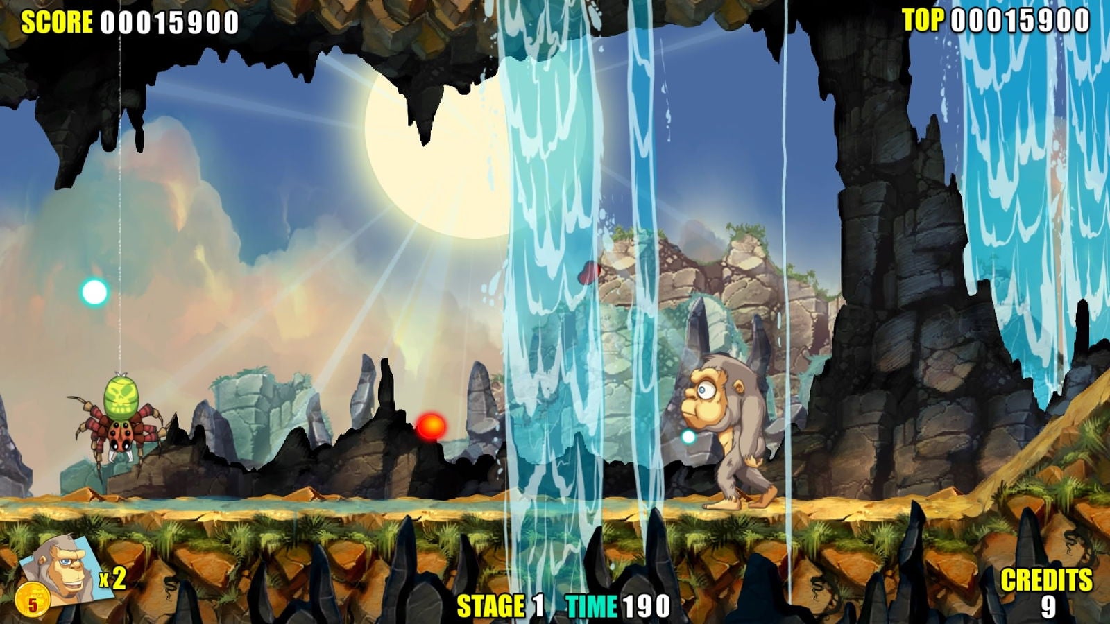 Toki → Toki(2018)|後発版側|ゲーム画面例(資料画像 6)