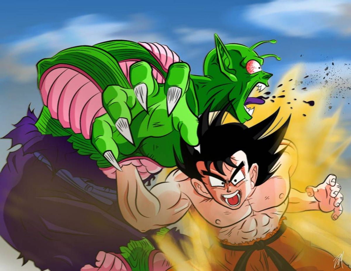 Goku contra Piccolo en el Torneo de artes marciales