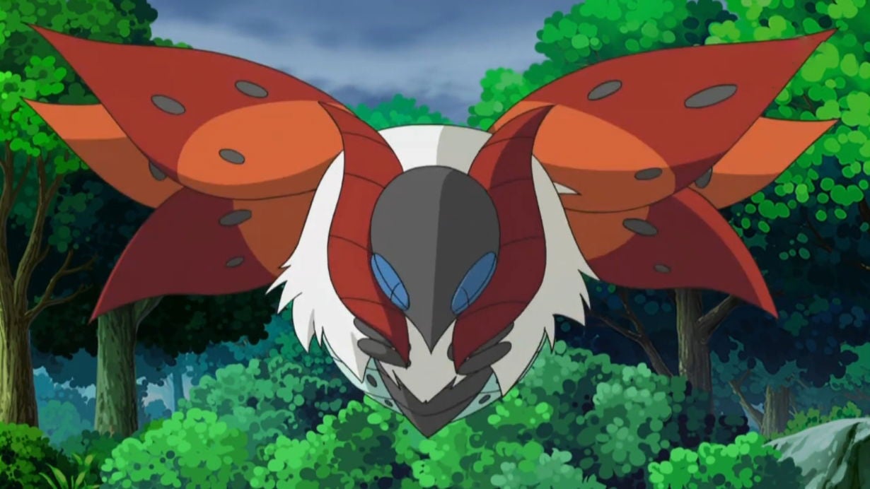 Volcarona es un Pokémon que parece no tener una boca.