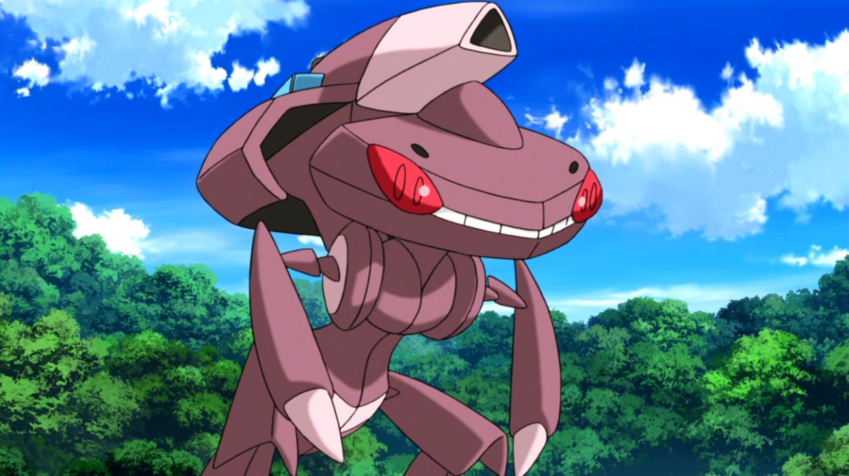 Genesect es un Pokémon singular y artificial con muchas formas