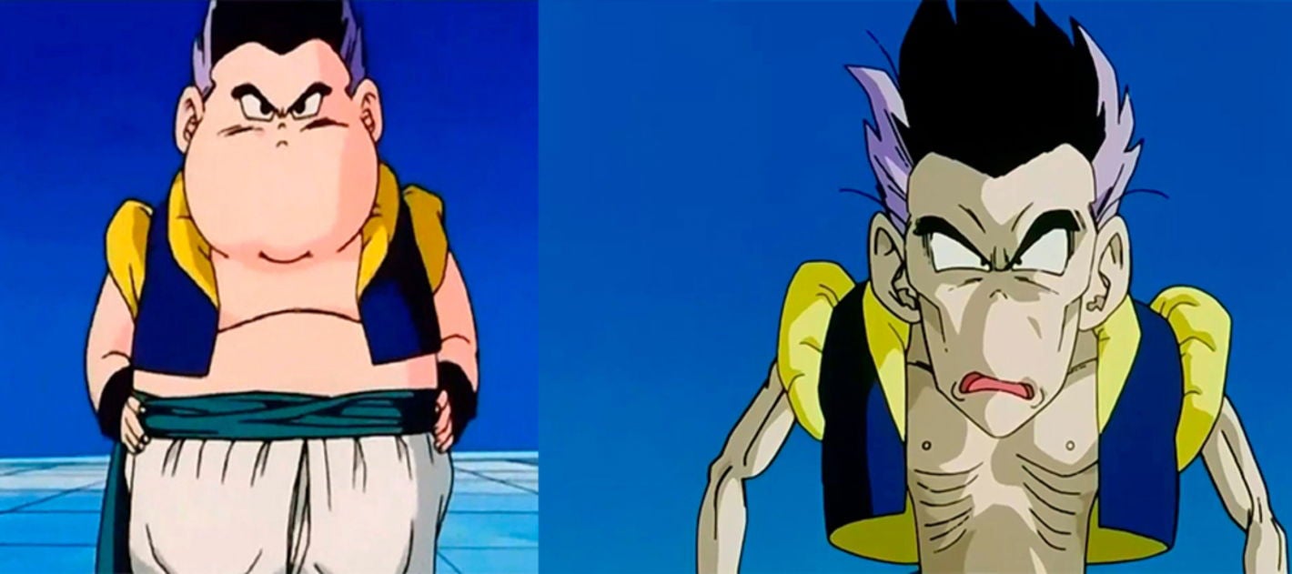 Si de estas versiones de Gotenks hubiera dependido la lucha contra Majin Boo...