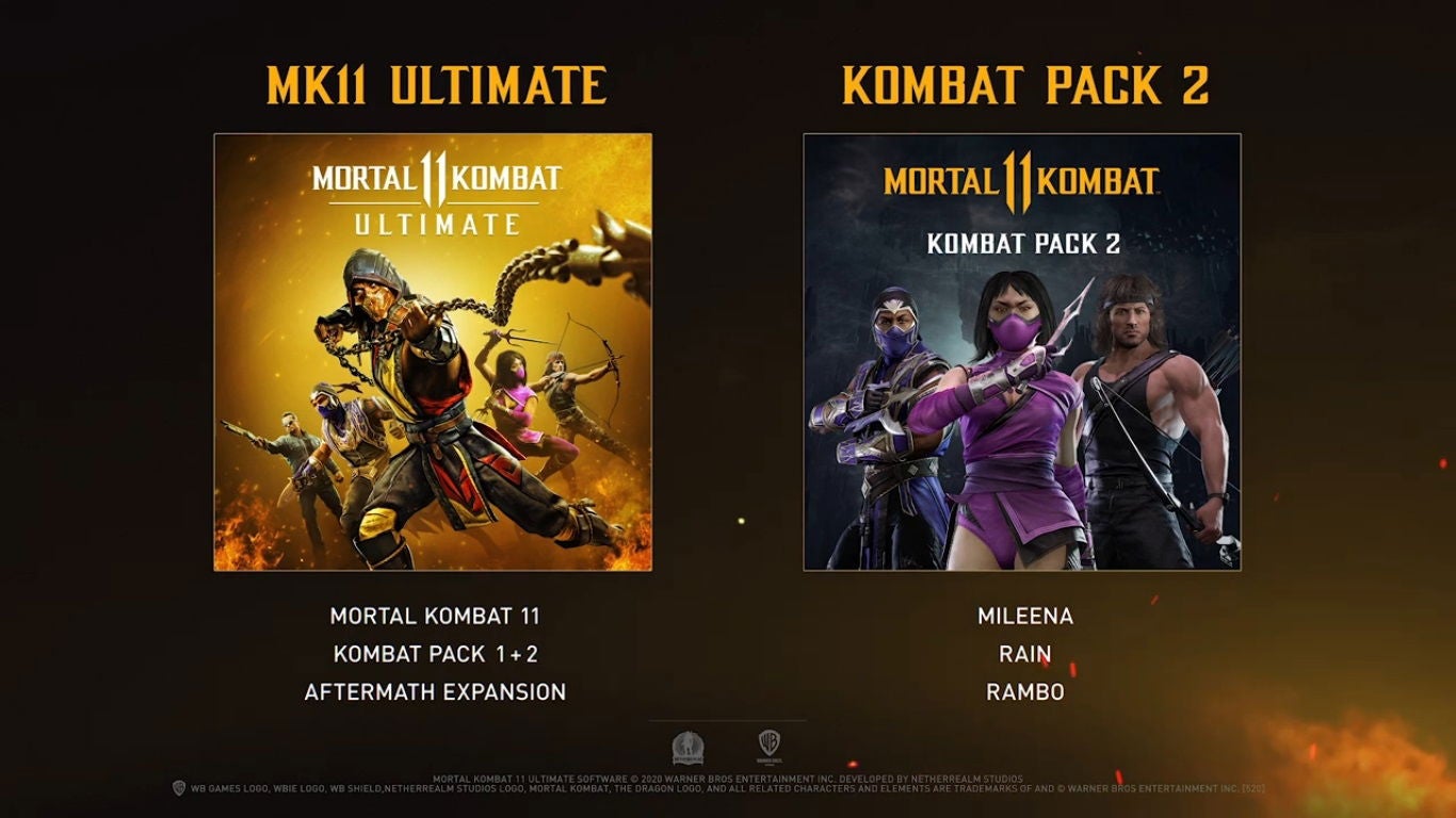 Mortal Kombat 11 Ultimate y su Kombat Pack 2.