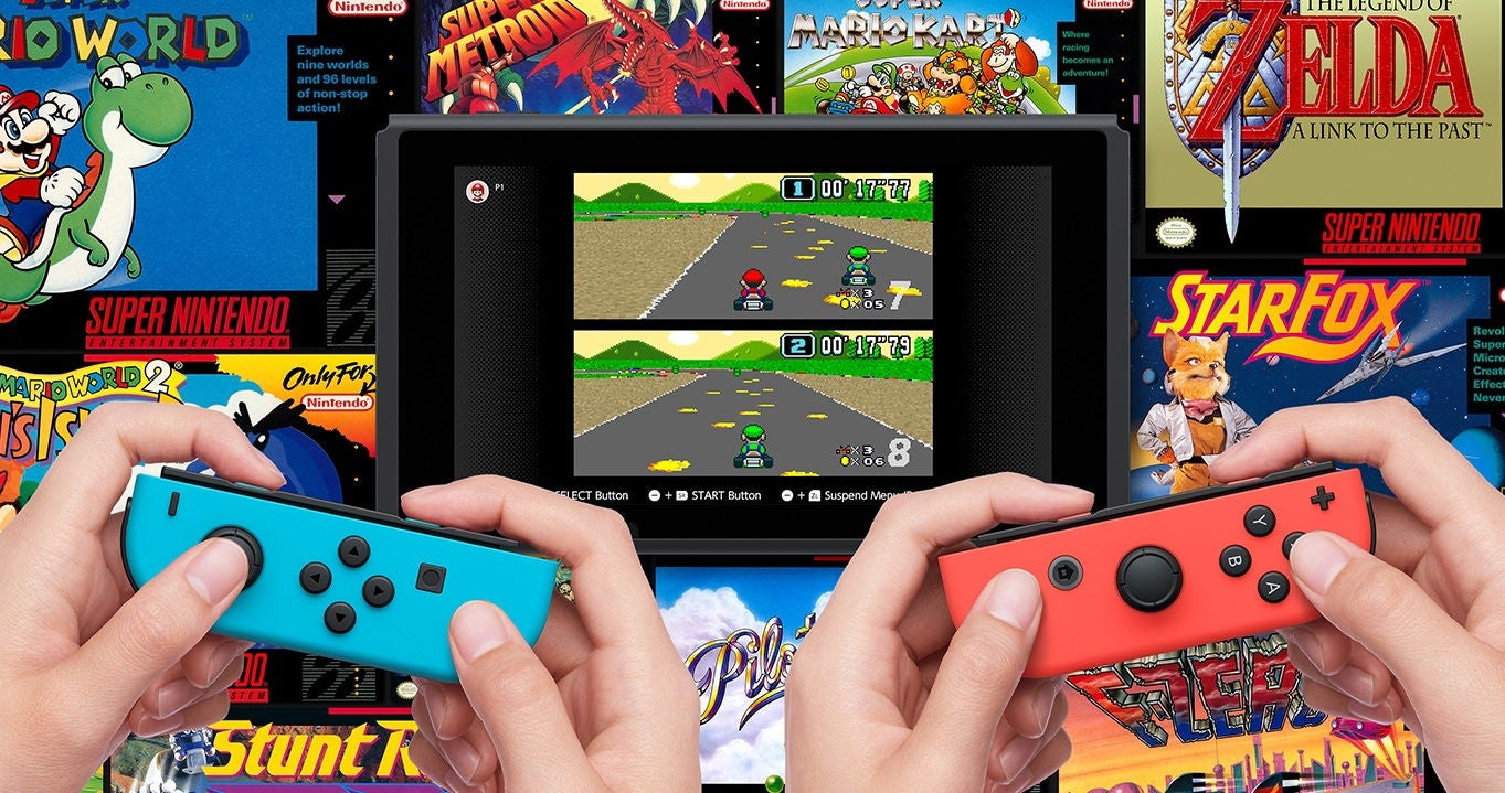 Los suscriptores de Nintendo Switch Online tienen acceso a decenas de juegos de NES y Super NES.