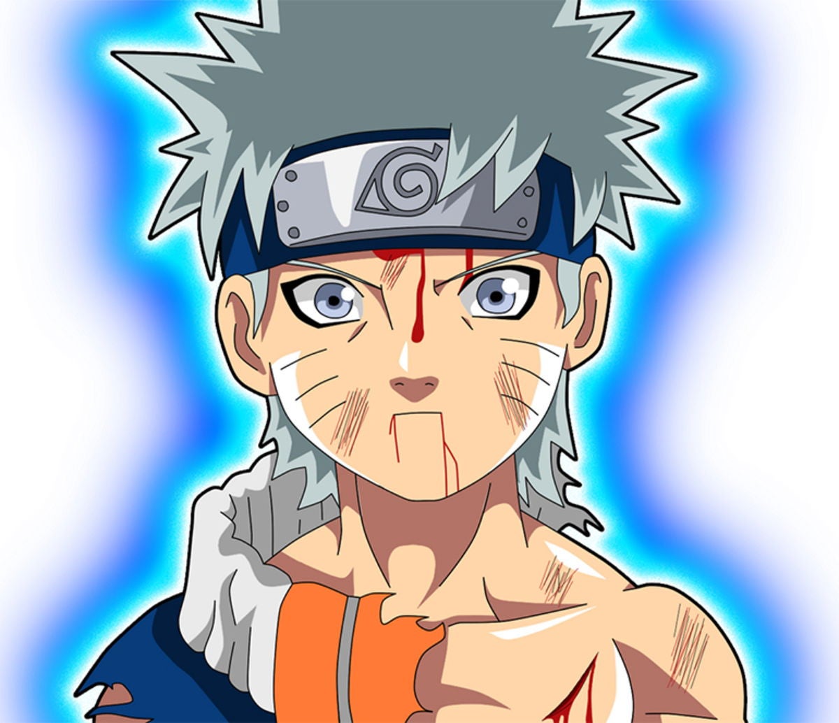 La ilustración de Naruto en modo Ultra Instinto es sencillamente asombrosa