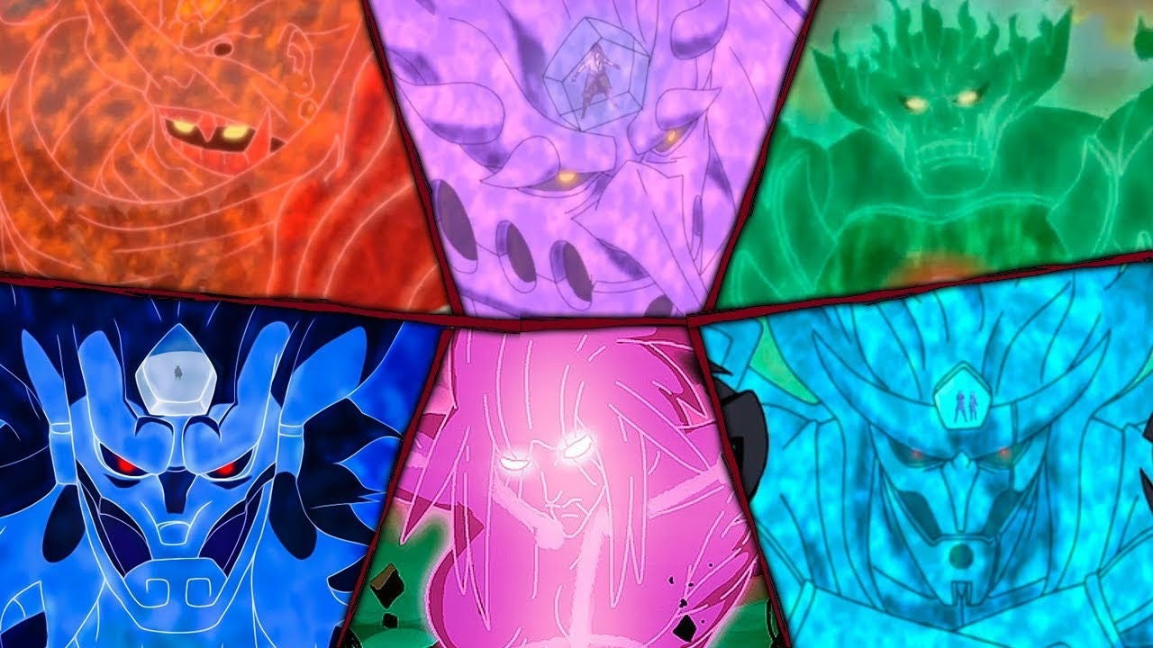 Todos los tipos de Susanoo en Naruto.