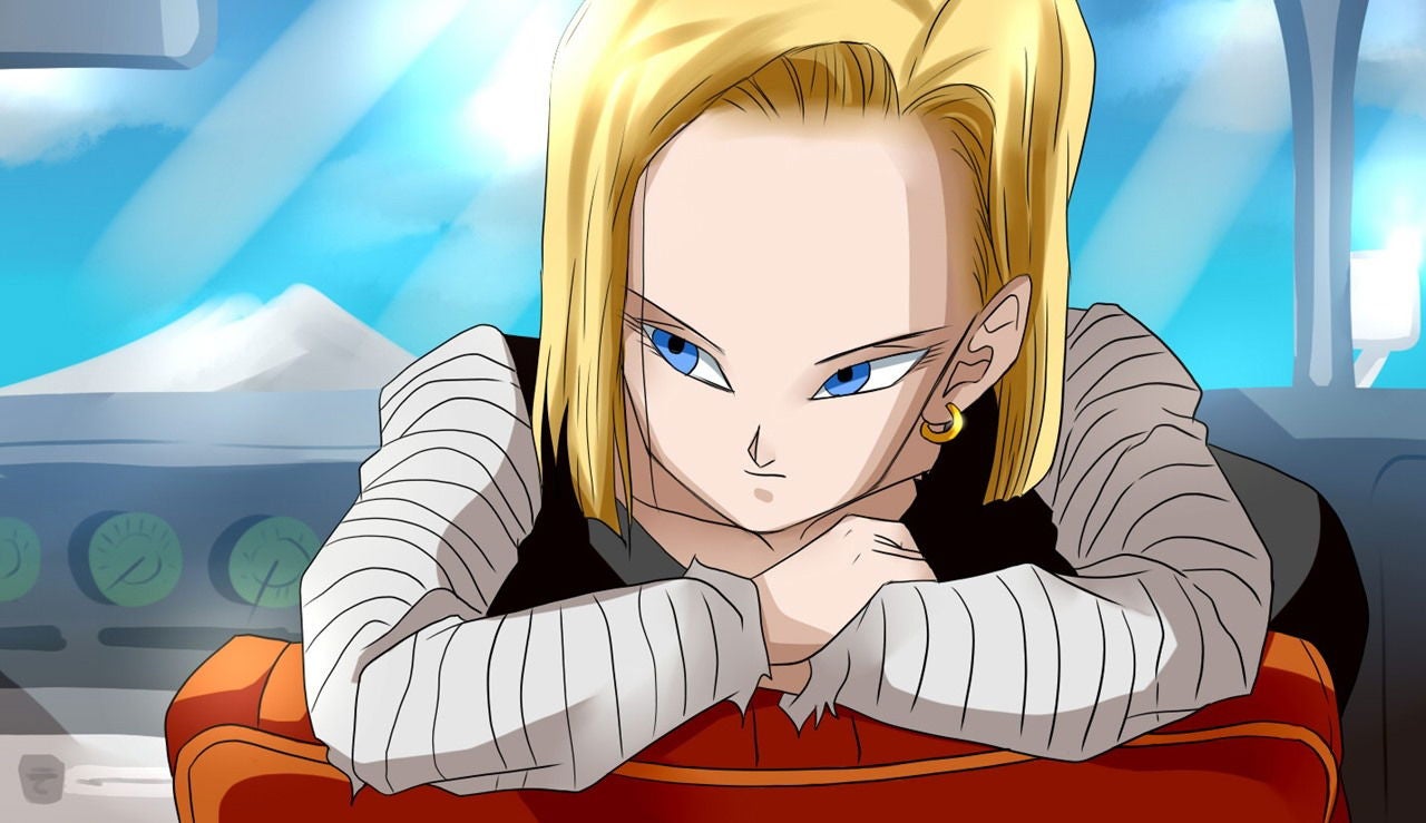 Dragon Ball: androide 18 aburrida
