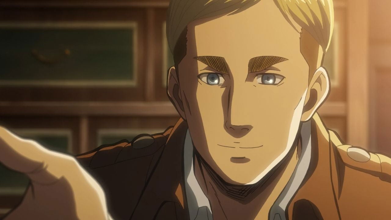 Erwin Smith es un comandante muy respetado por sus compañeros.