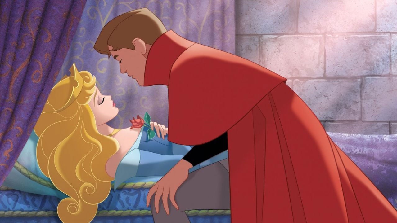 Aurora es una princesa clásica, rescatada por el príncipe Felipe.