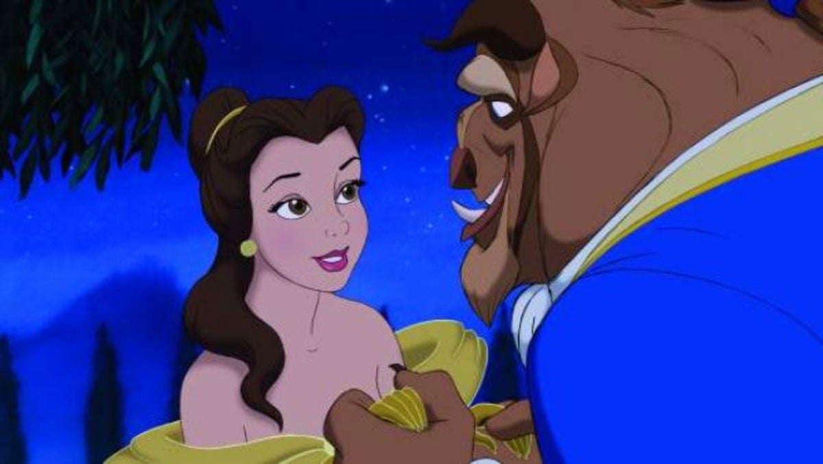 La Bella y la Bestia protagonizan una de las historias de amor más bonitas.