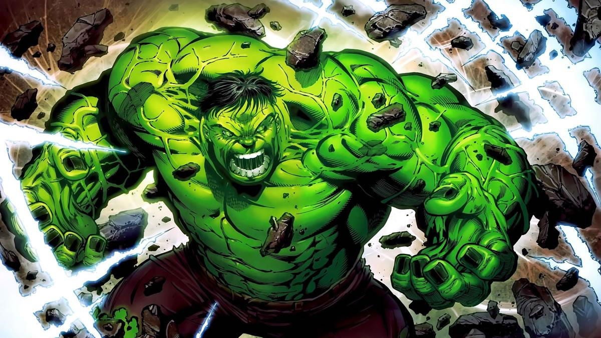 Según los cómics, la fuerza de Hulk es ilimitada.