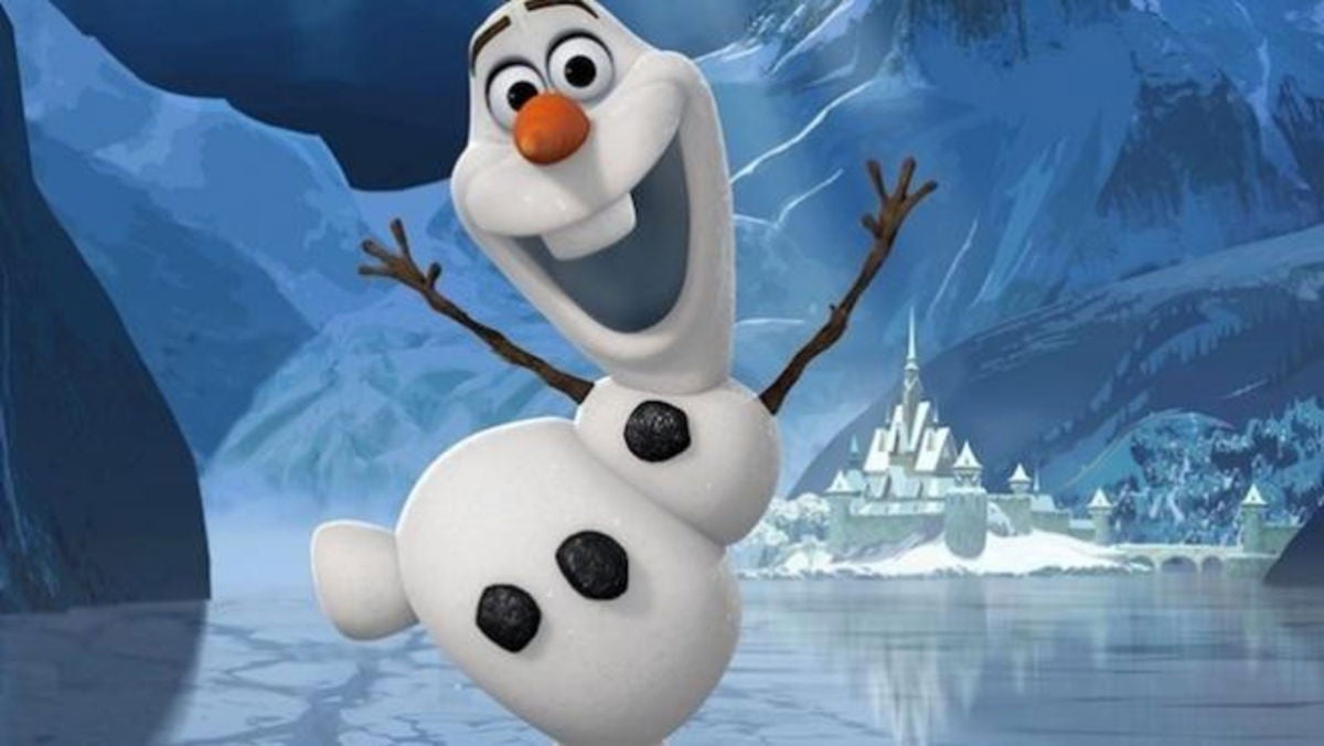 Olaf es un muñeco de nieve demasiado optimista.