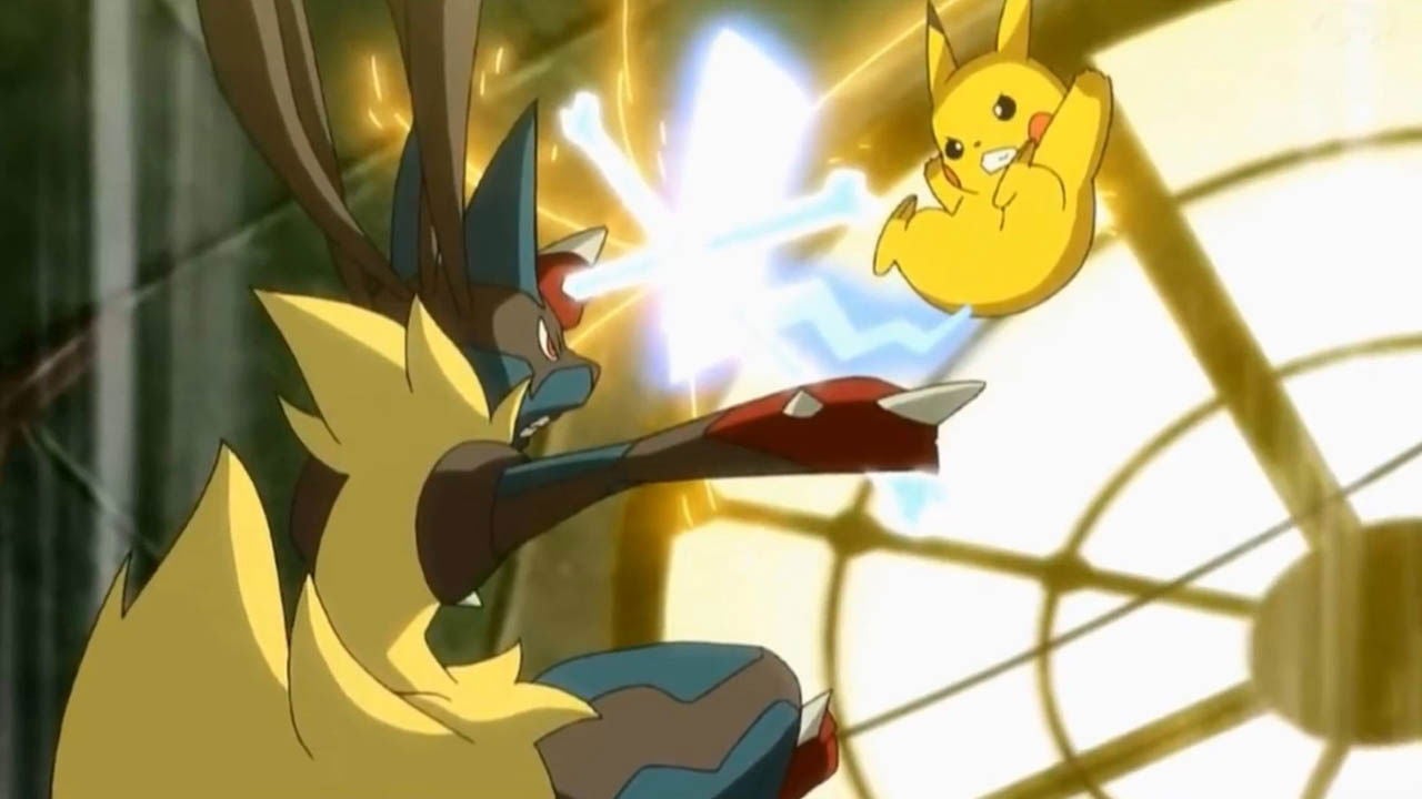 Pikachu vs. Mega-Lucario