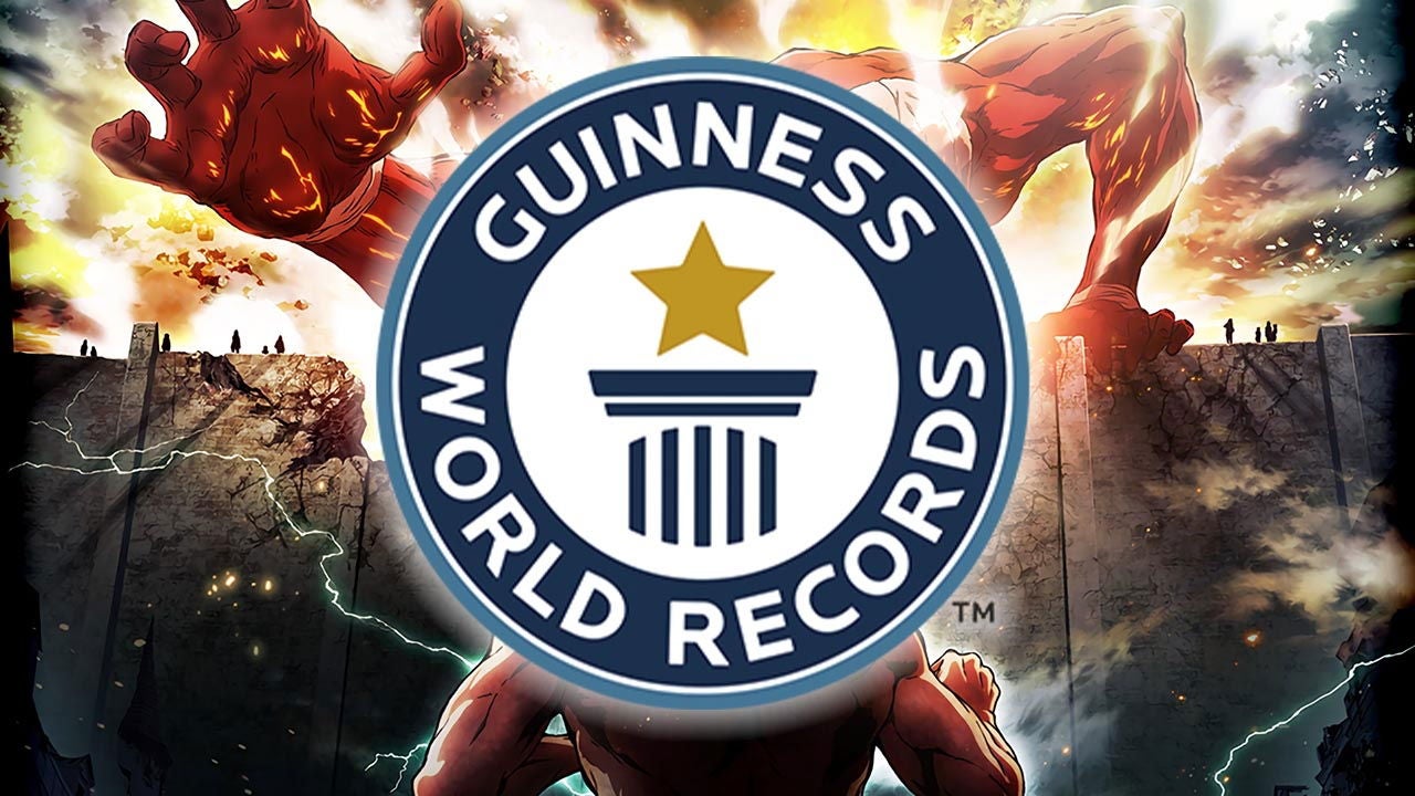 El Libro de los Records Guinness premió y certificó a Ataque a los Titanes