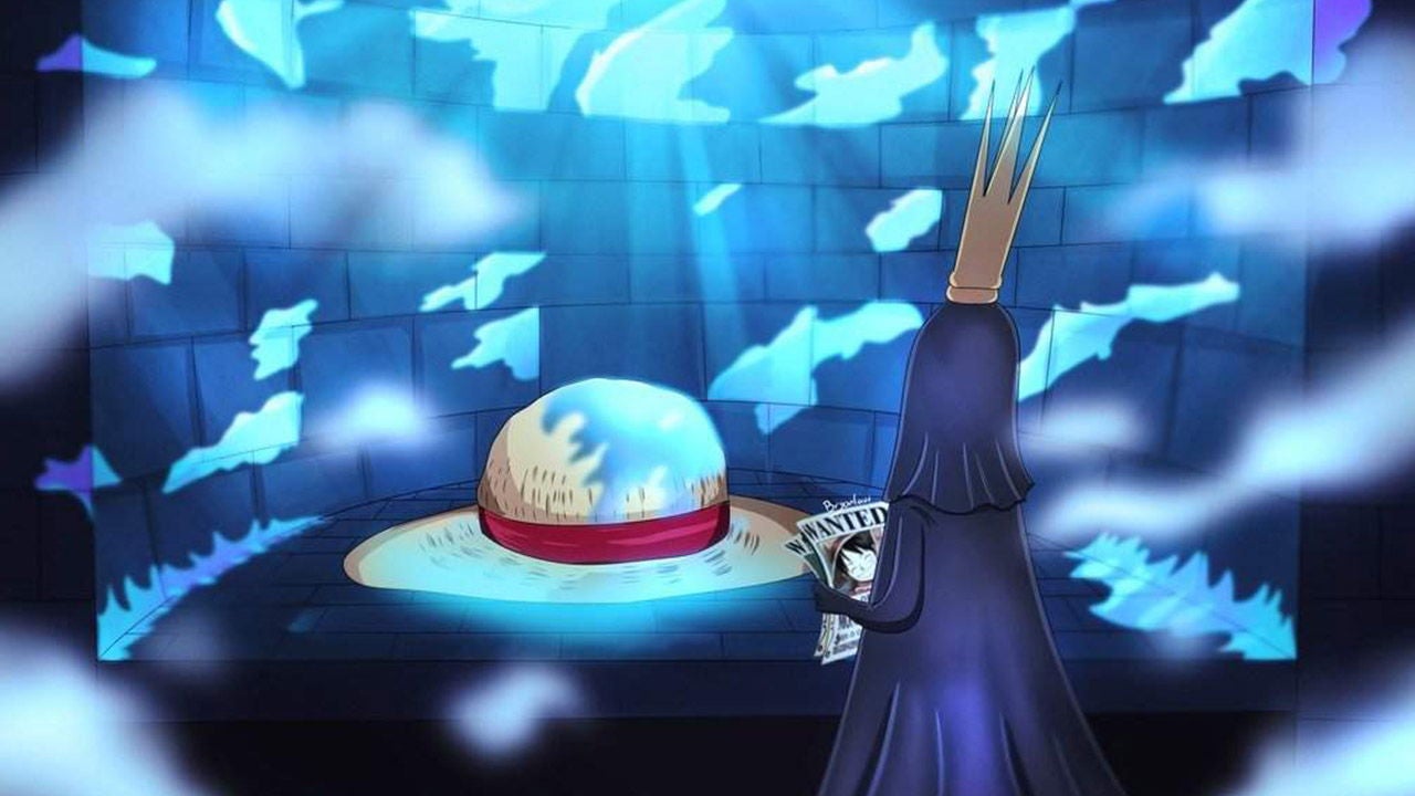 El extraño sombrero gigante de paja similar al que usa Luffy