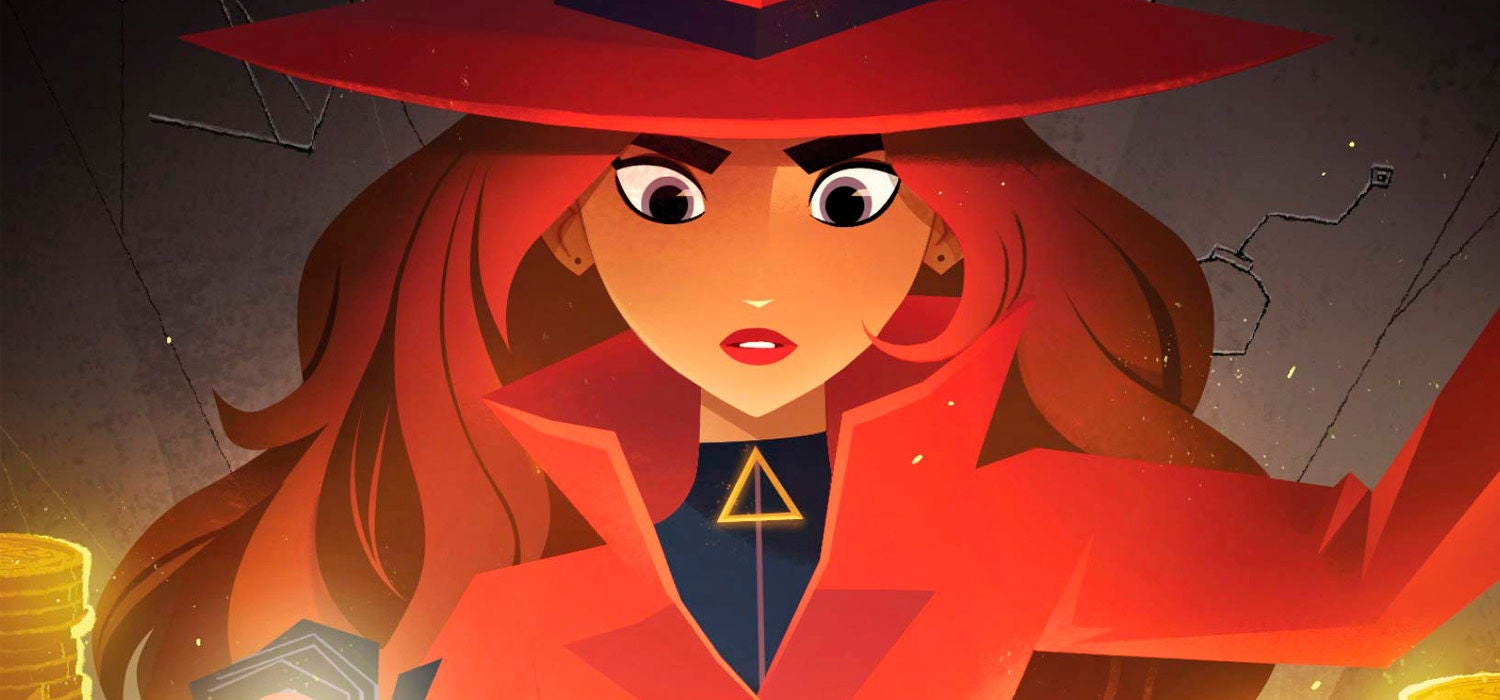 Carmen Sandiego es una ladrona de guante blanco.