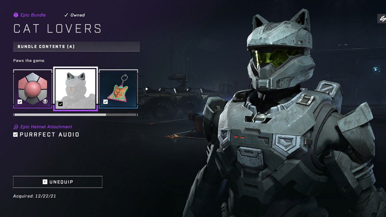 Un casco Neko kawaii en Halo Infinite ha revolucionado las redes sociales