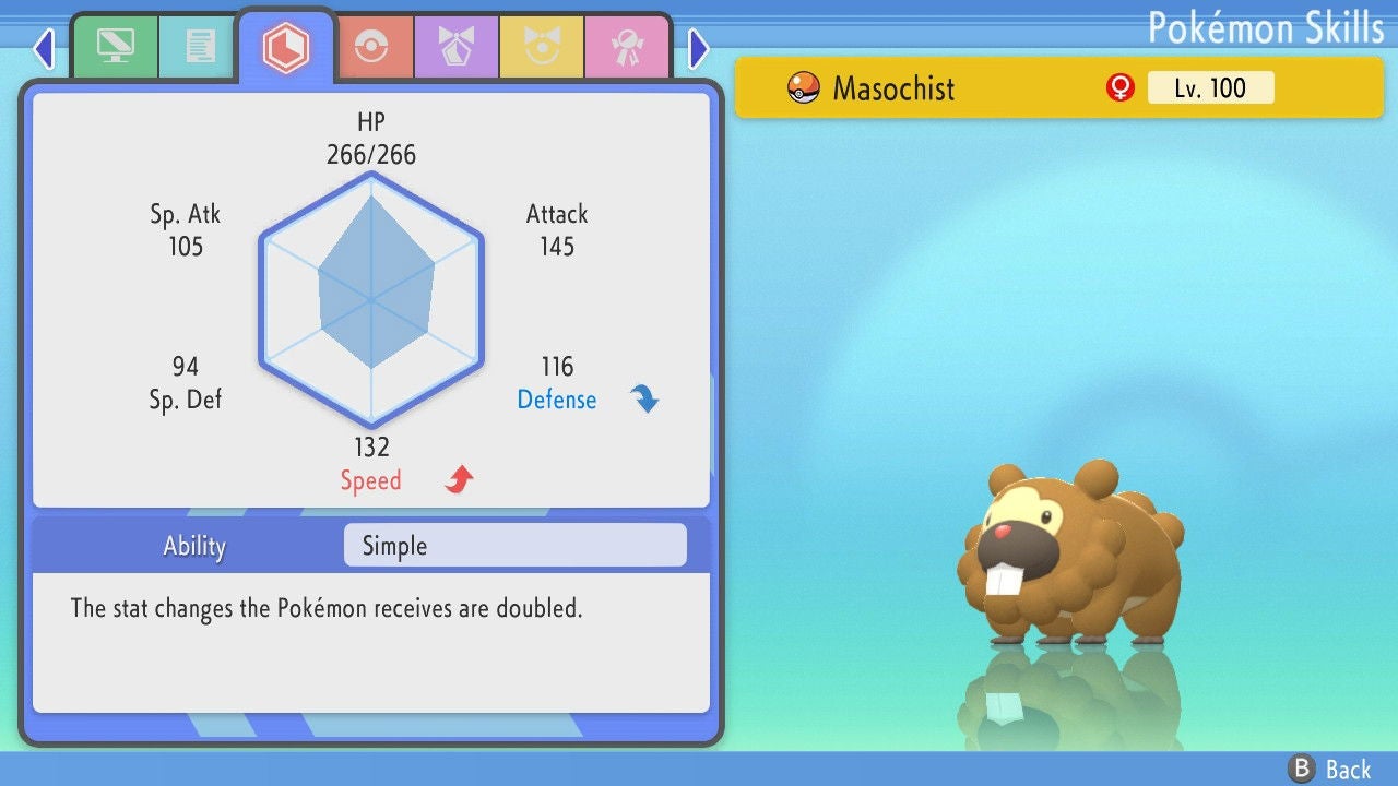 Bidoof Pokémon Diamante Brillante Perla Reluciente