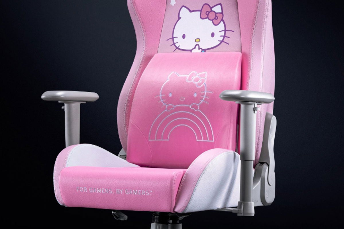El cojín Razer Lumbar Cushion - Hello Kitty and Friends Edition es perfecto para el dolor lumbar