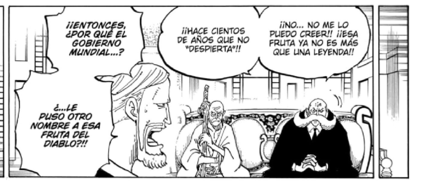 Escena del capítulo 1037 de One Piece.