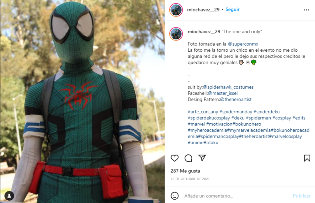 My hero Academia x Spider-Man: así se vería Deku en el spiderverse