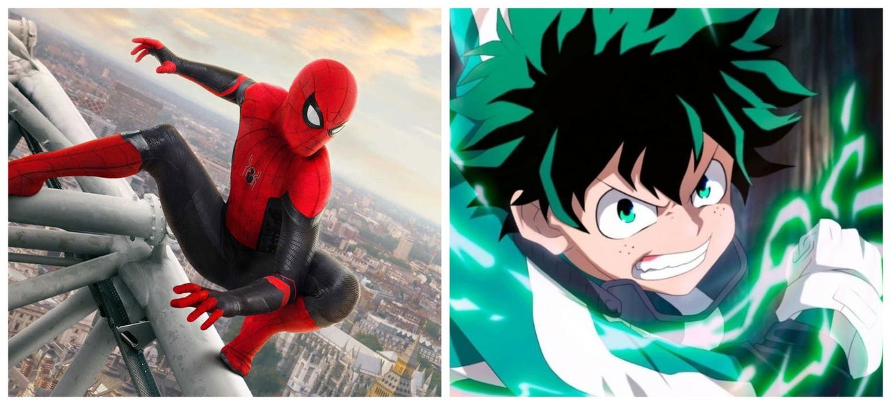 My hero Academia x Spider-Man: así se vería Deku en el spiderverse