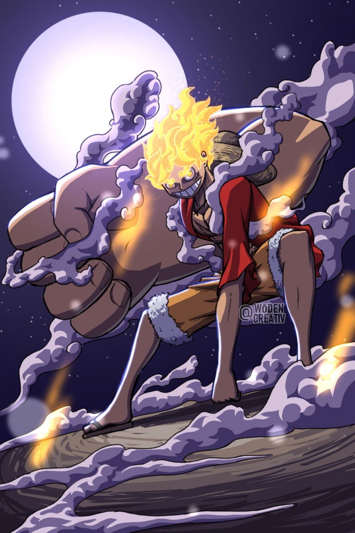 one piece luffy gear fifth