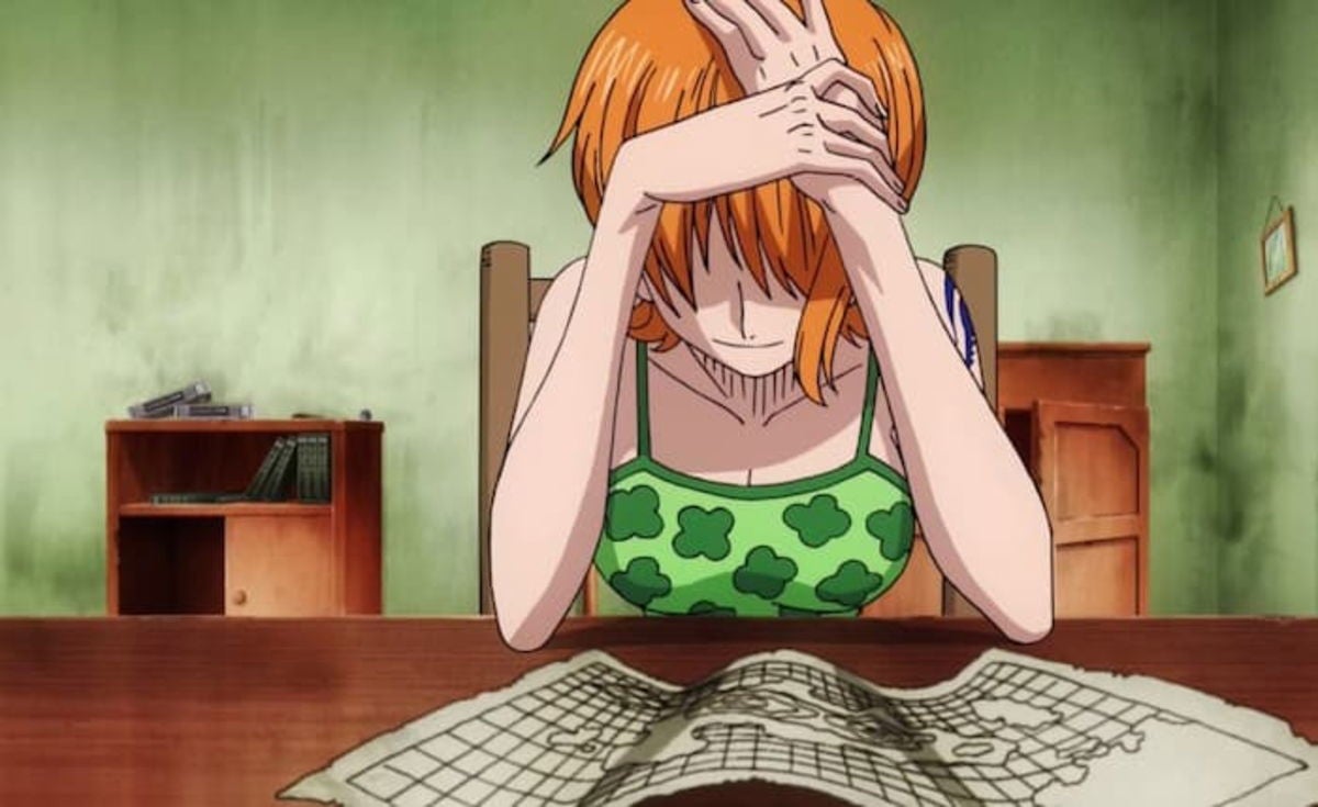 Nami fue forzada a dibujar mapas para Arlong
