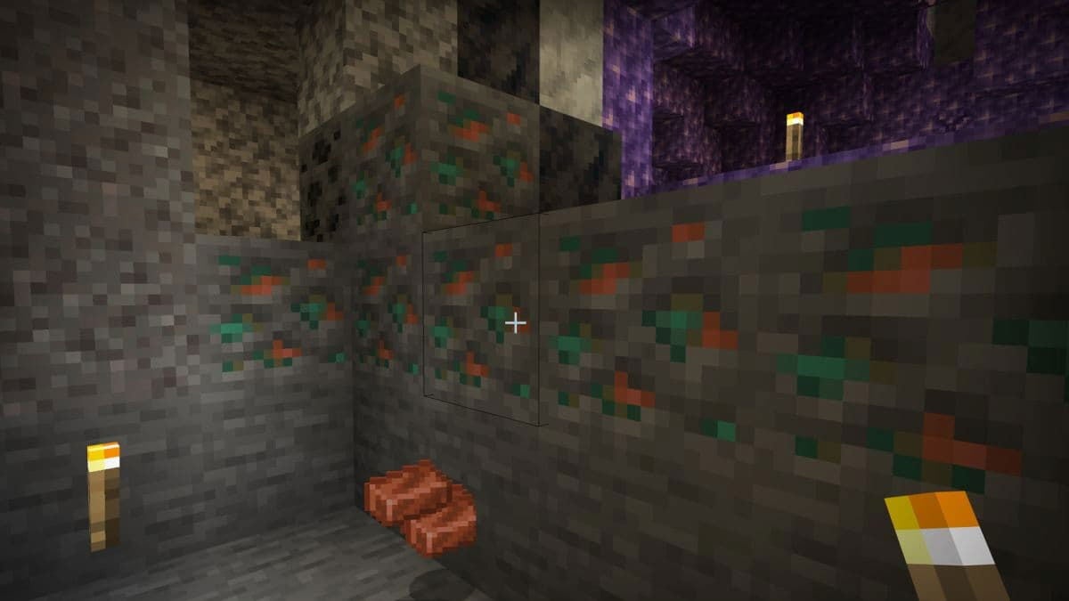 Veta de cobre en Minecraft