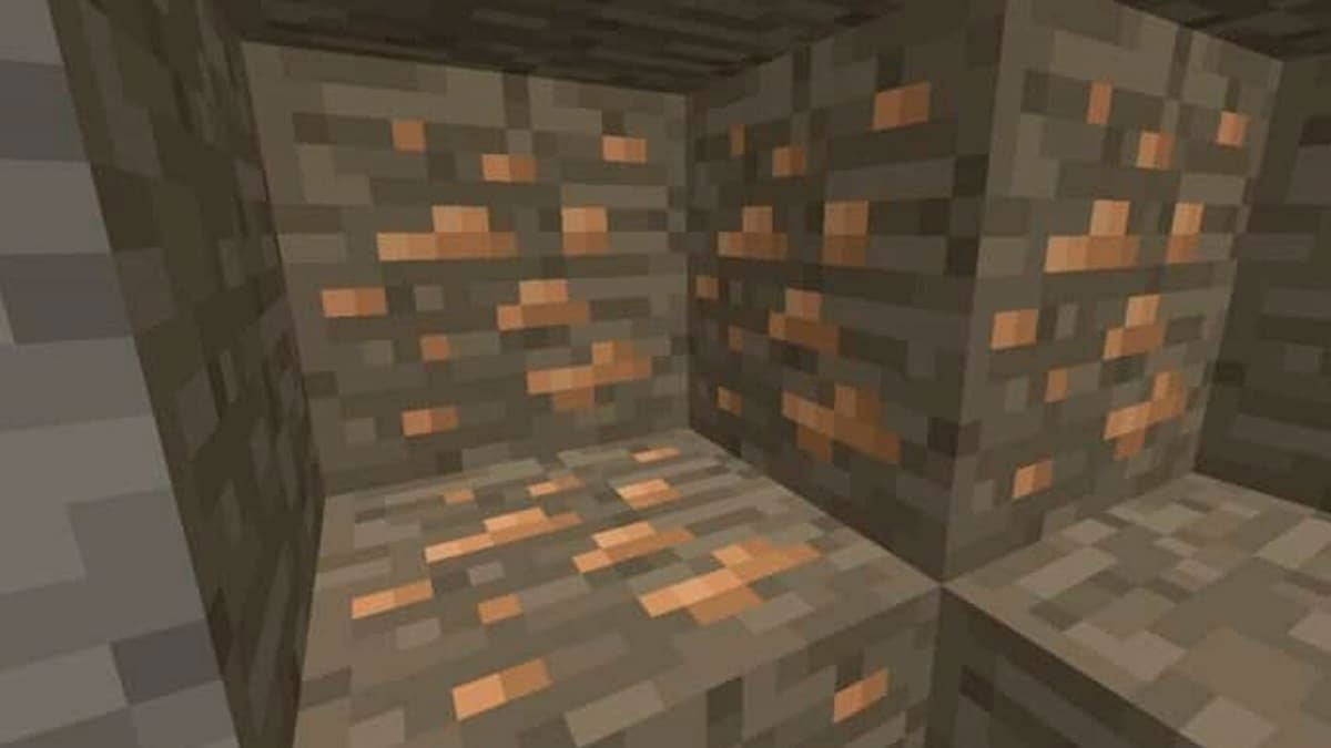 Veta de hierro en Minecraft