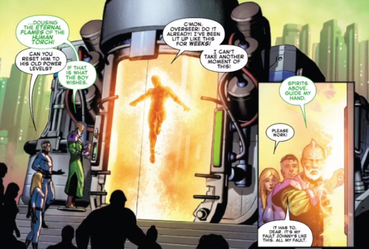 La Antorcha Humana recibe un cambio que no te esperas