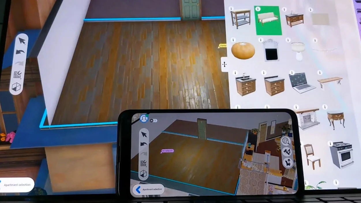 Una de las primeras imágenes de Project Rene