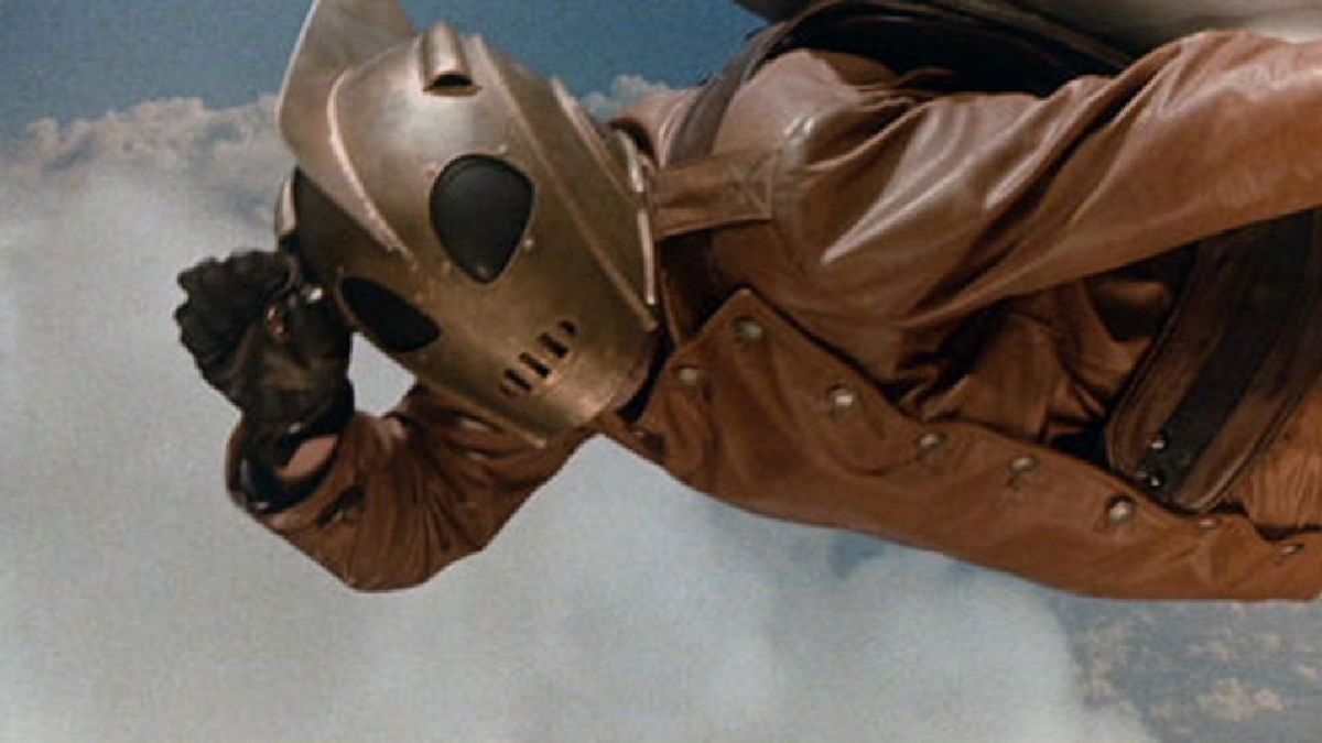 Rocketeer cuenta la historia de un piloto acrobático que descubre un cohete