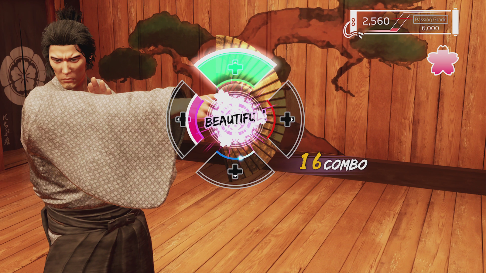 El baile Buyo es un minijuego de ritmo por timing