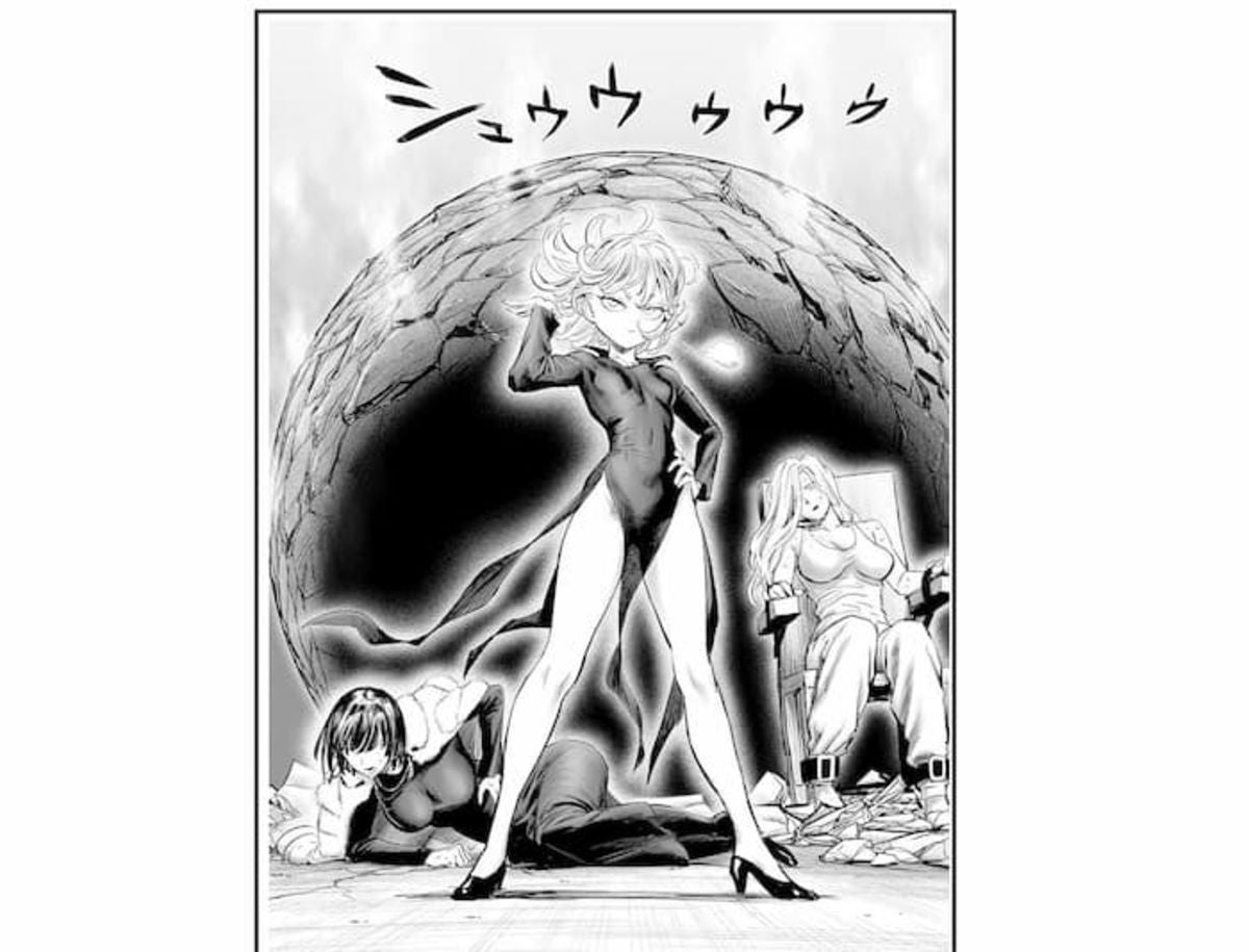 Tatsumaki encierra a estos villanos en una prisión hecha de escombros que se asemeja a la Luna