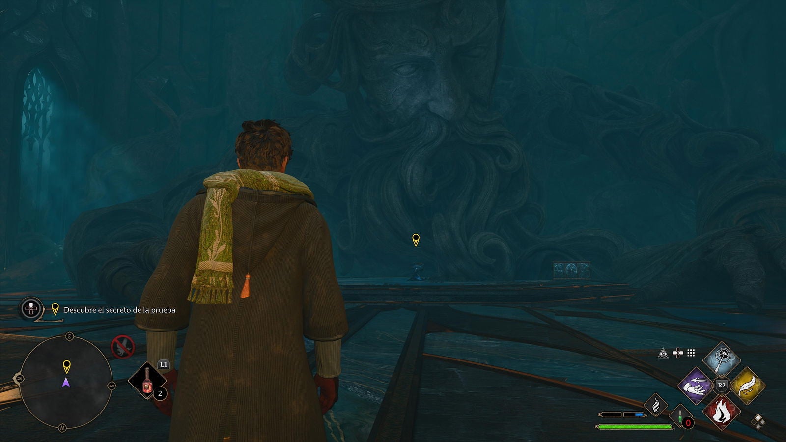 Las misiones de Hogwarts Legacy siempre nos señalan el punto al que debemos acudir