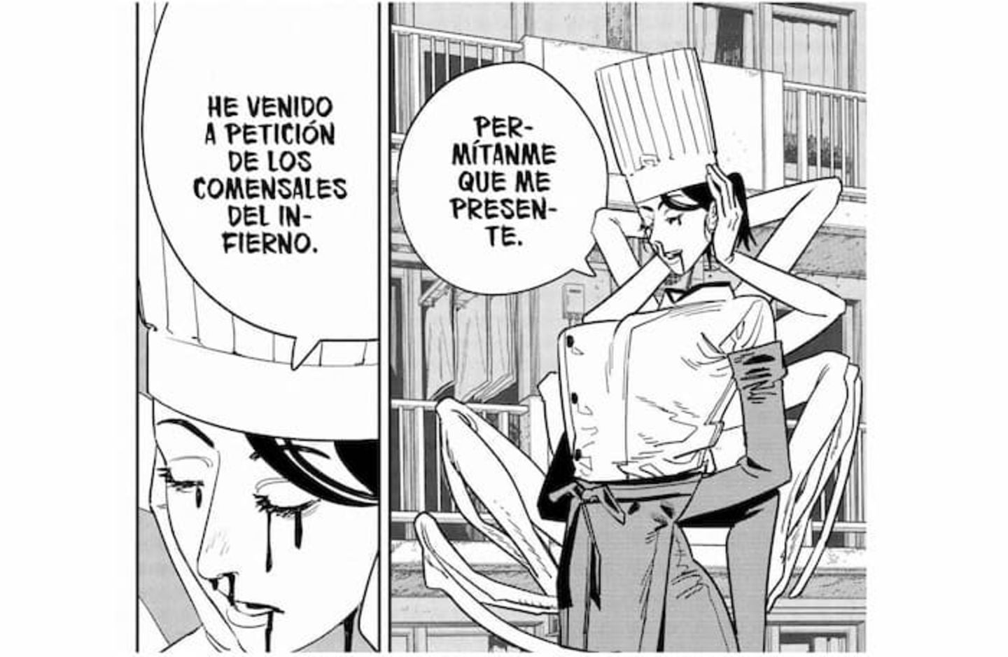 El Demonio de la Caída ha comentado que viene a petición de los comensales del Infierno o en su defecto, a los demás Demonios que habitan en él