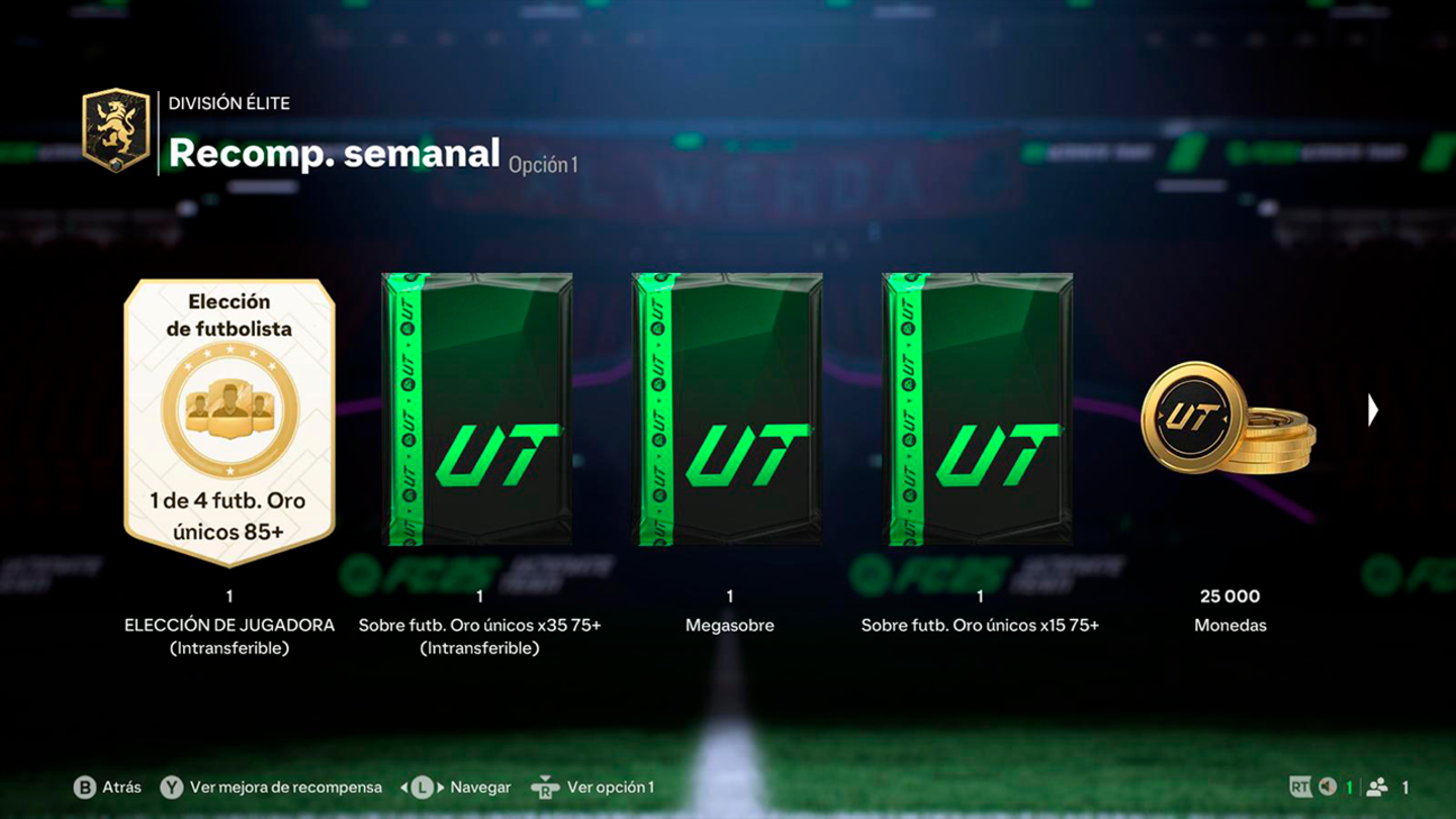 Las recompensas de Rivals serán muy distintas en EA Sports FC 25