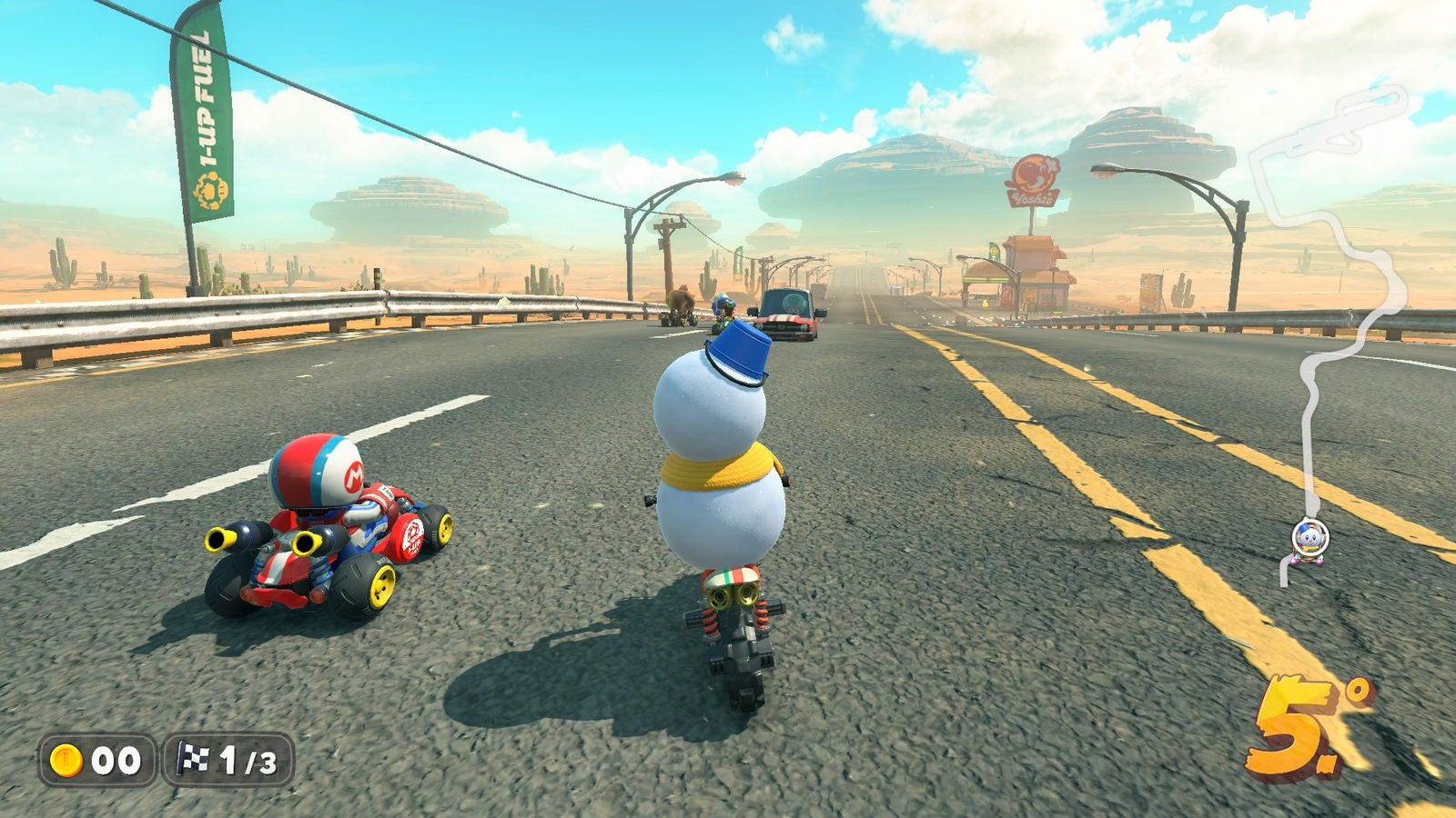 Los modos de juego clásicos de cualquier Mario Kart también están presentes.