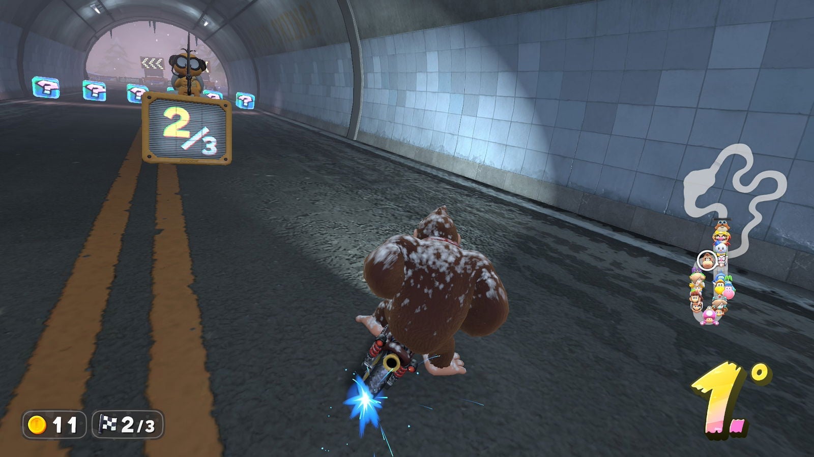 Los efectos técnicos son mucho más elaborados en Mario Kart World.