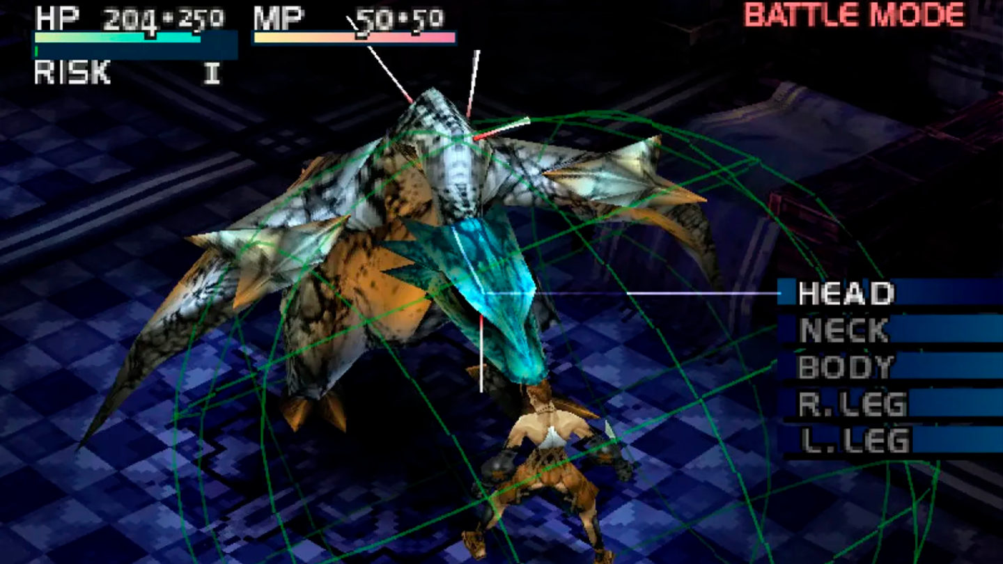 El sistema de combates de Vagrant Story era muy distinto a lo que había en esa época