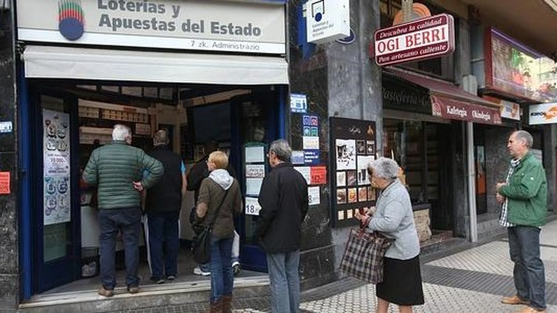 Loteria de Navidad en Gipuzkoa